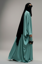 SET EMPORIA DELUXE KAFTAN ZIPP + HIJAB (all colours & sizes)