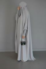 JILBAB 1 PIECE MAKKAH DELUXE frilly sleeves (all colours)