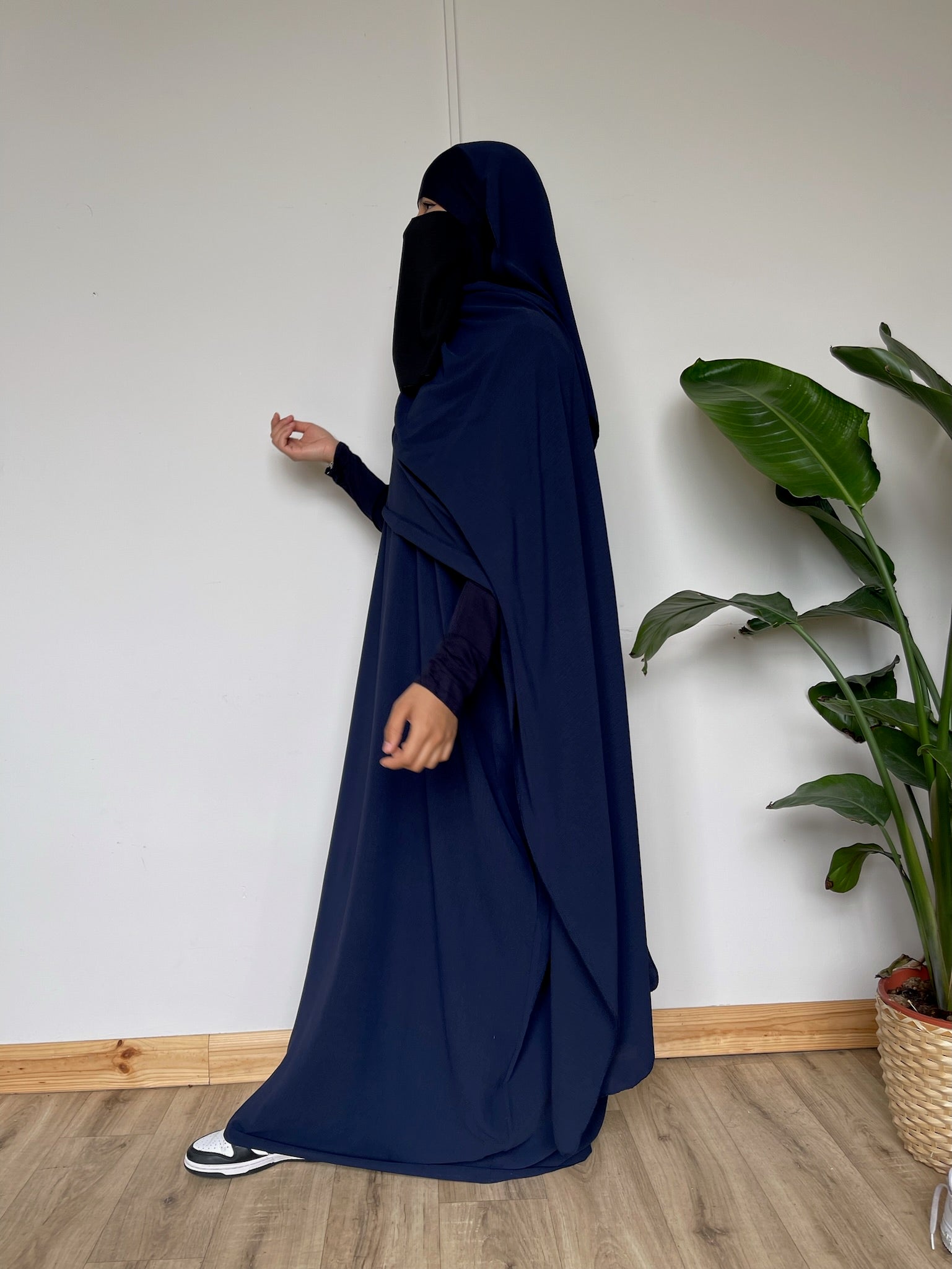 JILBAYA HAYYA ALL IN ONE : Abaya + ninja + maxi Scarf (all colors)