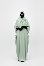 SET EMPORIA DELUXE KAFTAN ZIPP + HIJAB (all colours & sizes)