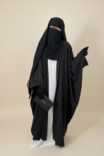 KIMONO JACKET AWA CAVIARY POCKET PREMIUM ( Black )