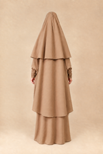 SET MAKKAH DELUX top frilly sleeves + skirt   (all colours )
