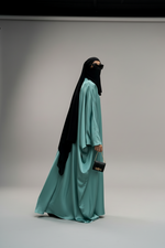 SET EMPORIA DELUXE KAFTAN ZIPP + HIJAB (all colours & sizes)