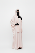 SET EMPORIA DELUXE KAFTAN ZIPP + HIJAB (all colours & sizes)