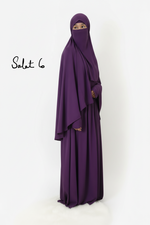 SAJIDA SET SALAH BASIC (all colours) girl