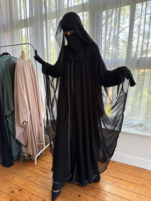 FARASHA ABAYA CAPE Chiffon occasion scarf MADINA PARIS