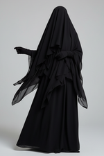 THE MADINA OPEN & CLOSE KHIMARY 3 LAYERS