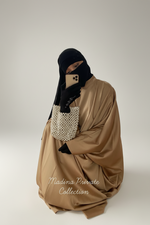 SET EMPORIA DELUXE KAFTAN ZIPP + HIJAB (all colours & sizes)