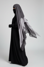 THE MADINA OPEN & CLOSE KHIMARY 3 LAYERS