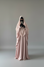 SET EMPORIA DELUXE KAFTAN ZIPP + HIJAB (all colours & sizes)