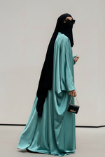SET EMPORIA DELUXE KAFTAN ZIPP + HIJAB (all colours & sizes)