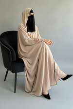 FARASHA ABAYA-CAPE Chiffon occasion (+ scarf )