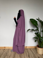 JILBAYA HAYYA ALL IN ONE : Abaya + ninja + maxi Scarf (all colors)
