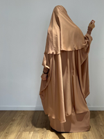 SET MAKKAH DELUX top frilly sleeves + skirt   (all colours )