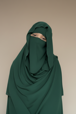 KHAYRA FULL HIJAB 3P SET (hijab + underscarf + niqab )