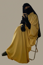 SET EMPORIA DELUXE KAFTAN ZIPP + HIJAB (all colours & sizes)