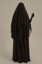 THE MADINA OPEN & CLOSE KHIMARY 3 LAYERS