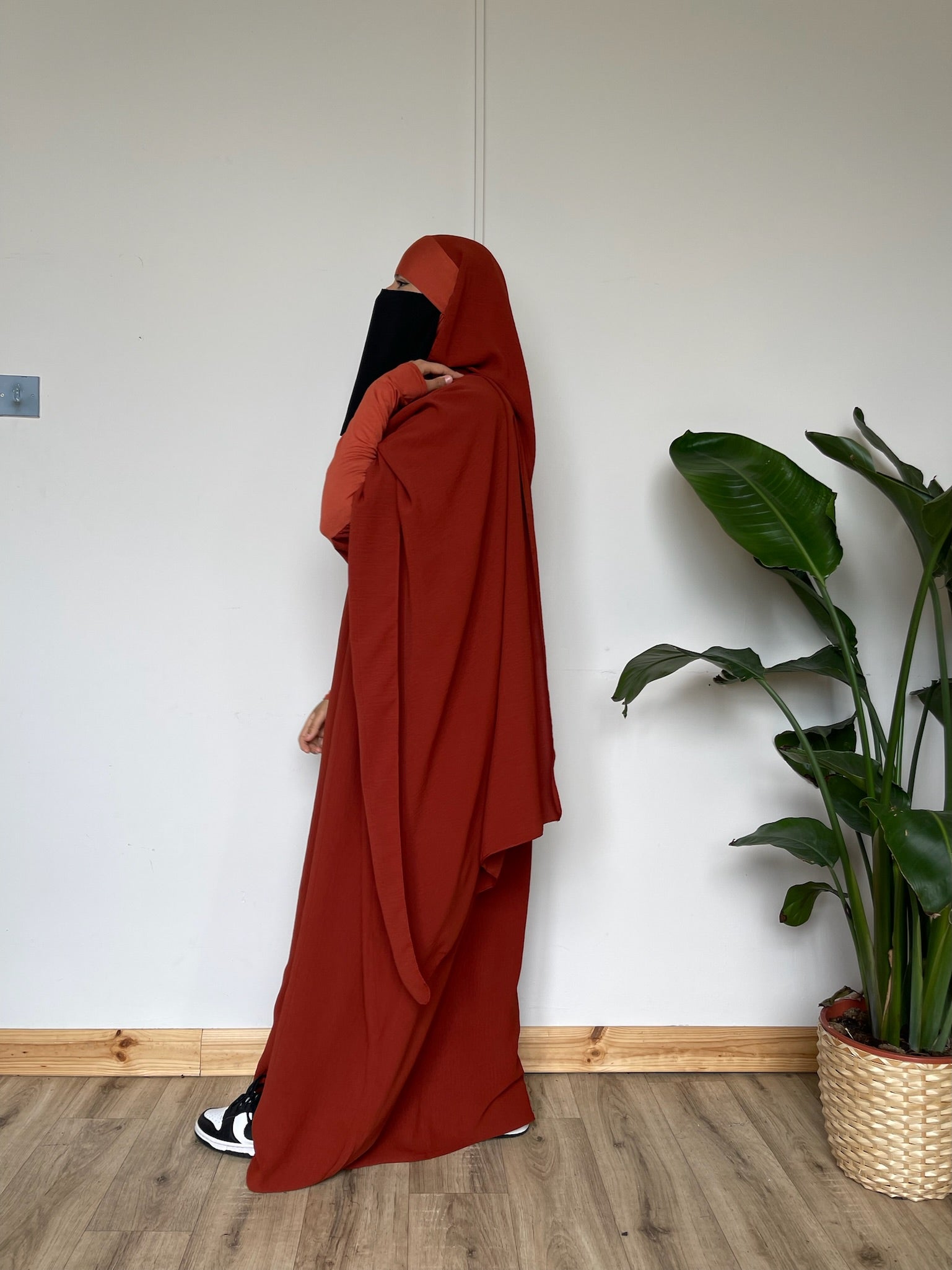 JILBAYA HAYYA ALL IN ONE : Abaya + ninja + maxi Scarf (all colors)
