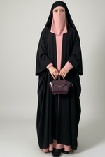 KIMONO JACKET AWA CAVIARY POCKET PREMIUM ( Black )