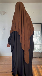 KHIMAR CHIFFON LAYERS PRINCESS (all sizes and shades)