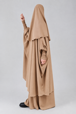 SET MAKKAH DELUX top frilly sleeves + skirt   (all colours )