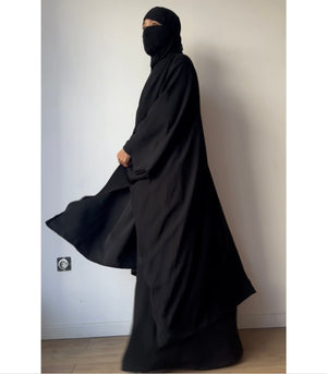 NEW KHAYRA CAVIARY DELUX SET (MAXI ZIPP TOP + SKIRT) tok