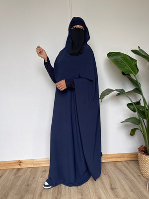 JILBAYA HAYYA ALL IN ONE : Abaya + ninja + maxi Scarf (all colors)