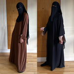 LAWNA Maxi-dress Bi colour Sleeves