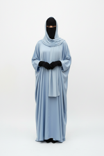 SET EMPORIA DELUXE KAFTAN ZIPP + HIJAB (all colours & sizes)