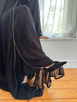 FARASHA ABAYA-CAPE Chiffon (+scarf)