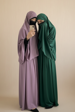 SAJIDA SET SALAH BASIC (all colours) girl