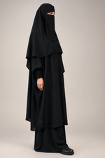 SET MAKKAH DELUX top frilly sleeves + skirt   (all colours )