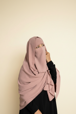 KHAYRA FULL HIJAB 3P SET (hijab + underscarf + niqab )