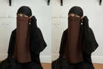 KHAYRA HALF NIQAB ONLY (2 sizes) All colours