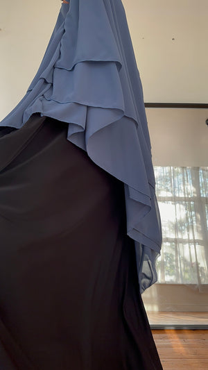 KHIMAR ROYAL DELUX CHIFFON 3 LAYERS