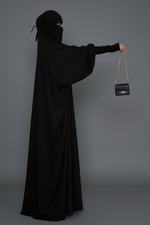 JILBAB 1 PIECE MAKKAH DELUXE frilly sleeves (all colours)