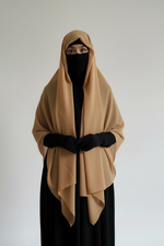 MAXI HIJAB CHIFFON NORA SQUARE 155/145 (all colours)