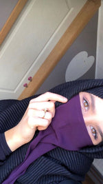 HALF NIQAB CREPE PREMIUM (all colours )