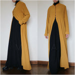 NEW ABAYA LAYER CHIFFON RAYANE (All colors)