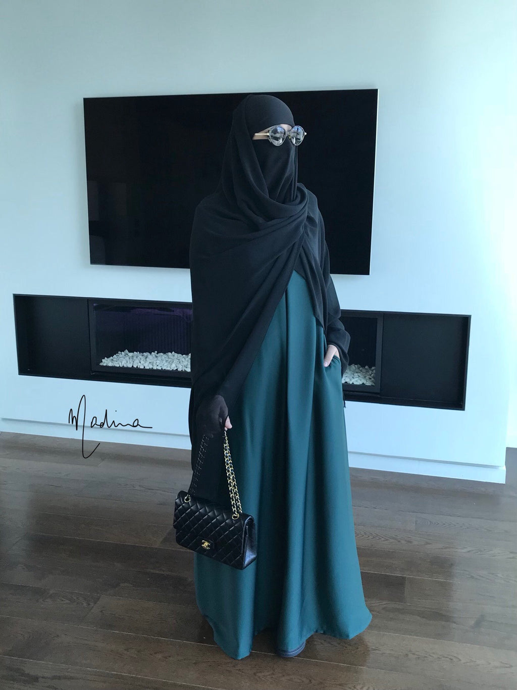 ABAYA NIDHA ELYA Green Deluxe