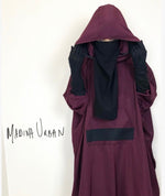 NEW JILBAYA SET SERWAL SPORT DELUXE NIDHA deep burgundy