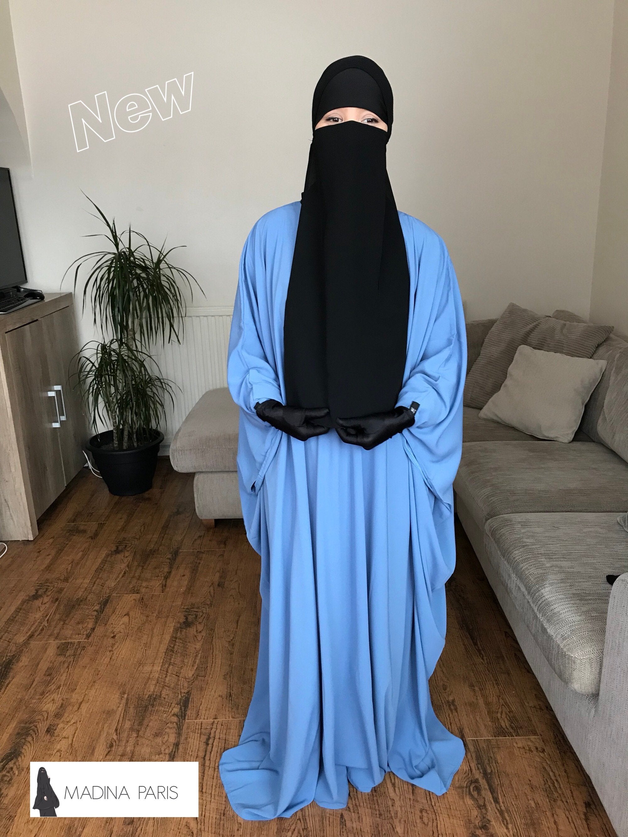 HALF NIQAB CREPE PREMIUM (all colours )