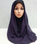 INSTANT HIJAB ELEGANCIA (all colours ) Ninja scarf + Veil
