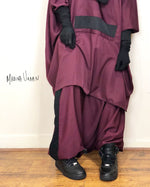 NEW JILBAYA SET SERWAL SPORT DELUXE NIDHA deep burgundy