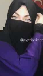 INSTANT HIJAB ELEGANCIA (all colours ) Ninja scarf + Veil