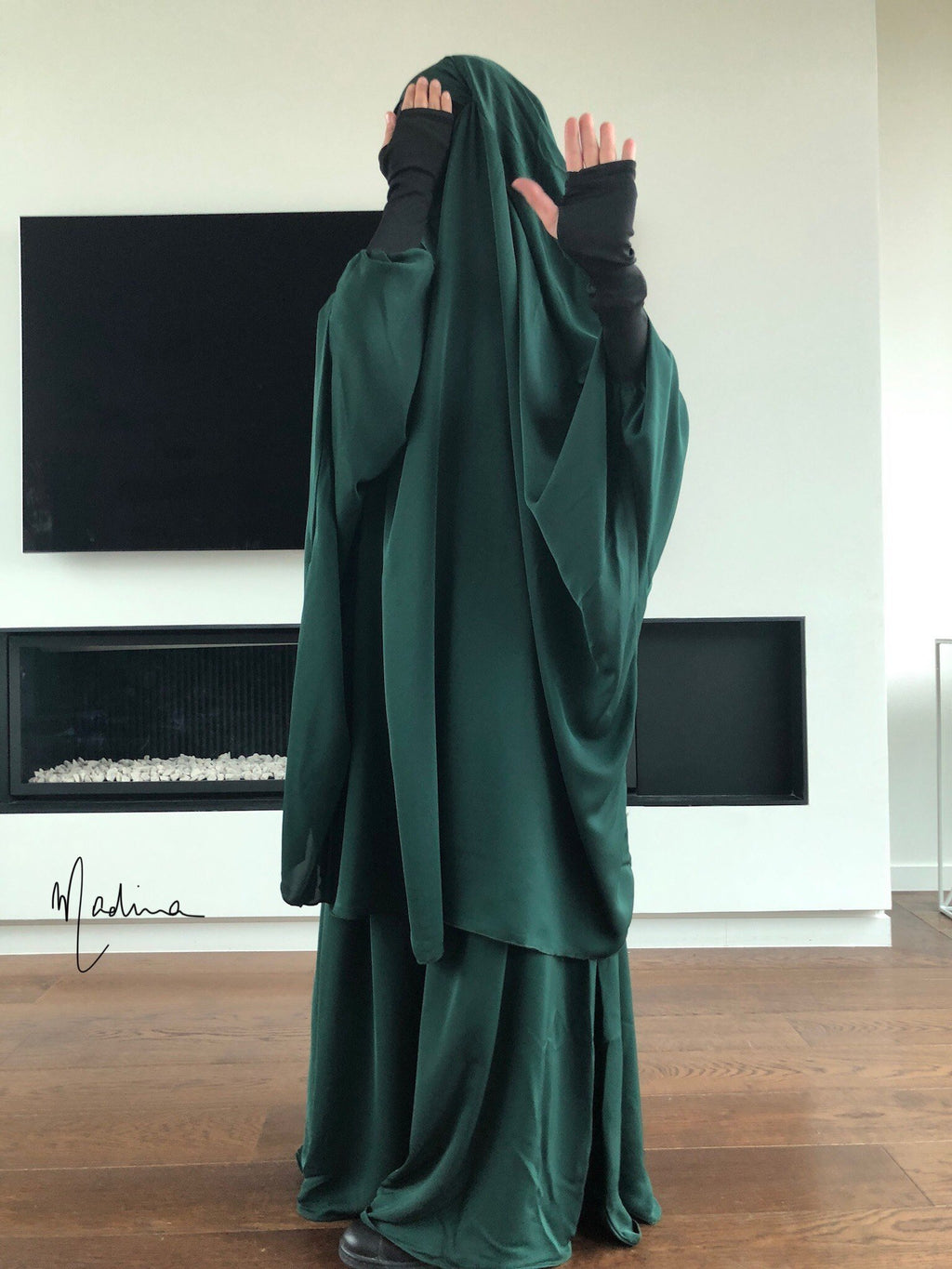 JILBABE 2P NOOR PRESTIGE MITTENS (all colours) stock