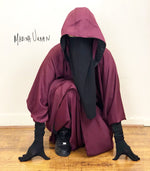 NEW JILBAYA SET SERWAL SPORT DELUXE NIDHA deep burgundy