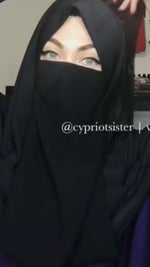 INSTANT HIJAB ELEGANCIA (all colours ) Ninja scarf + Veil
