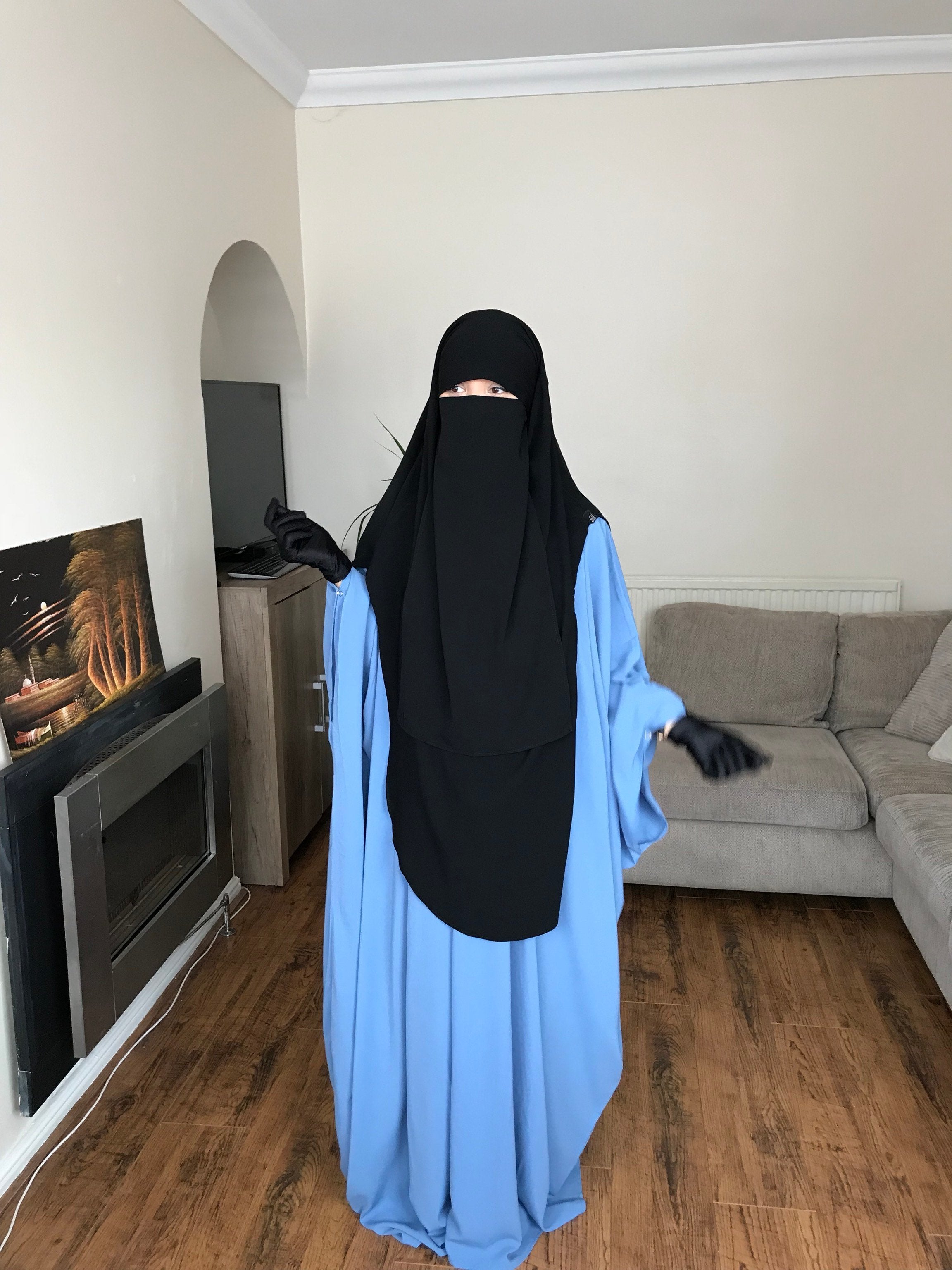 AL MASTURAH OPENED SIDES KHIMAR (3 lengths / all colours )