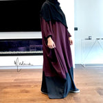 THE ABAYA ESPRESSO PREMIUM Burgundy (+black mitains)